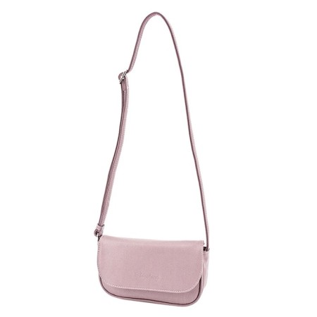 Female bag, artificial leather, pink 20x6x11 cm-2