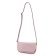 Female bag, artificial leather, pink 20x6x11 cm