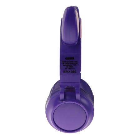 Headphones Quumo Game Cat Purple, Game, microphone, USB+3.5 mm, 2m, purple-4
