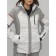 Ski jacket female winter, size 58, white color
