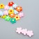 Decor for creativity rubber "Little forget -me -nots" set of 15 pcs mix 1.4x1.5 cm