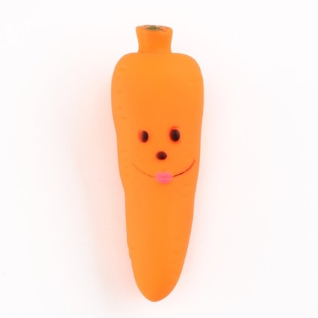 Brying toy "carrots" for dogs, 12 cm, orange-1