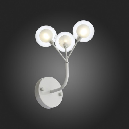 Sconces st. SL376.501.03. Demele. 3x2 W, G4 LED, 350 LM, 15x20 cm, white color-4