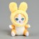Soft toy "Kitik", in a costume bunny, on a key fob, 11 cm, color mix