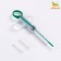 A universal set for dosing drugs and food, with silicone nozzles, green