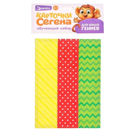 Educational set "Cards according to the methodology of segon. Patterns ", 18 cards, EVA material-4