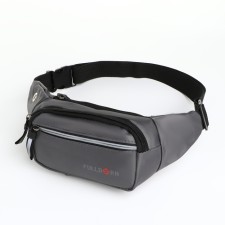 Board belt on lightning, 2 external pockets, color gray color