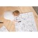 Soft puzzle for kids coloring “Mom and babies”, size 60x90 cm, 56 parts, crumb I