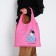 Shoper bag Love Yourself, 40 x 35cm, pink color