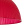 Bayerlux suspension Bayerlux "Wave" E27 15W red 40x40x18 (+60) cm