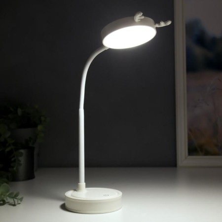 Table sensory lamp 1523/1wt 30hLED 3W AKB USB 2 white modes 10x10x41 cm Risalux-3