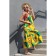 Women's dress, size 46, yellow color