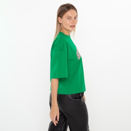 T -shirt female, green color, size 44-4