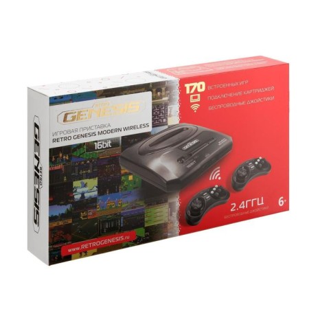 Game console Sega Retro Genesis Modern Wireless, 16 Bit, 2 Bespr. Joyst., 170 games, black-7