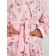 Children's robe with a hood, height 116 cm