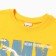 T -shirt for a boy, yellow color, height 116 cm