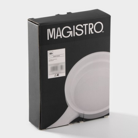 Porcelain cocoa Magistro "Blanche", 20.3 × 14.4 × 4.6 cm, white color-3