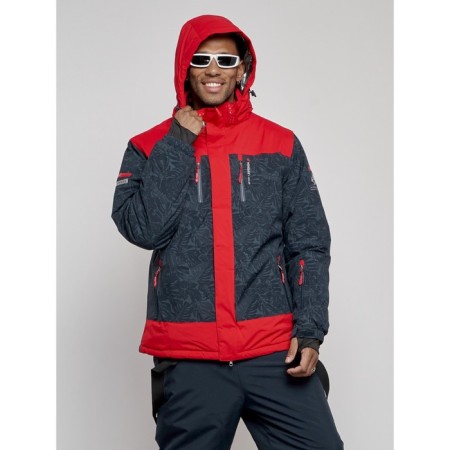 Male ski suit, size 52, dark blue color-5