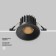 The built-in lamp Technical DL058-12W3K-B, 12W, 8x8x6 cm, Led, 910lm, 3000k, black color black