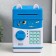 Piggy bank Plastic for coins and bills "safe - whale" code castle, sound 3aa 20.5x13x12 cm