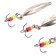 Vertical "Yaman" bug with a tee, size 25 mm, 1.5 g, color nickel
