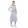 Women's dress Light, size 44, color gray melange