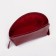 Cosmetic bag at the lightning textura, the color is red