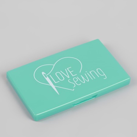 Magnetic needle, 11 × 6.5 cm, inscription mix, turquoise color-2