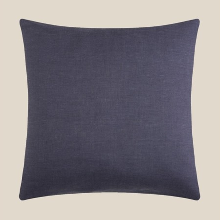 Decorative pillowcase SL Home Linen 40*40 cm, col. Dark blue, 100%flax