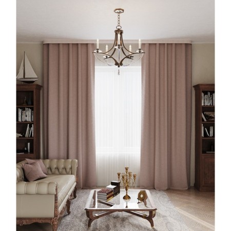 Curtain "Cardif", size 180x280 cm, color nut.