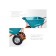 Garden car, two -wheeled: cargo/p 120 kg, volume of 260 l, grinda
