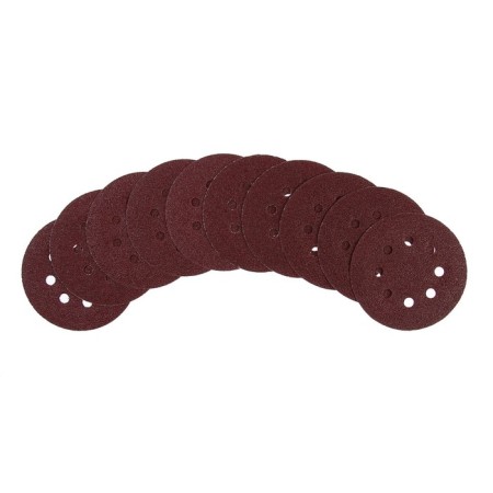 A circle of abrasive grinding under the "Velcro" tundra, perforated, 125 mm, P40, 10 pcs.-4
