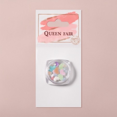 Decorative elements for the decor "heart", voluminous, colorful color-6