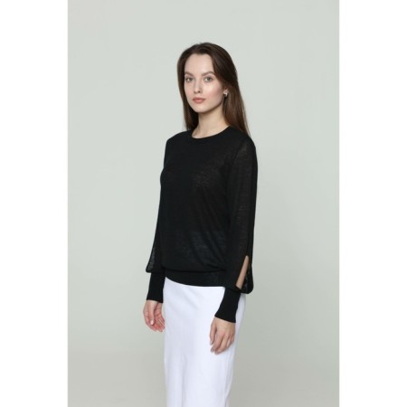 Female jumper, size l, color Black-1