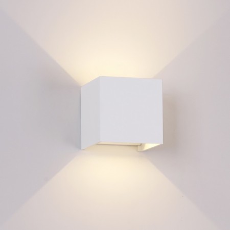 Street lamp Mantra Davos, LED, 1100LM, 3000K, 100x100x100 mm, matte white color-1