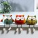 Souvenir Ceramics "Knitted Lotty with long legs" set 3 pcs 8x7.5x9.5 7.5x8x12 cm