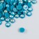 Decor for creativity plastic "Half of beads. Blue gamma" 20 g 0.8x0.8 cm