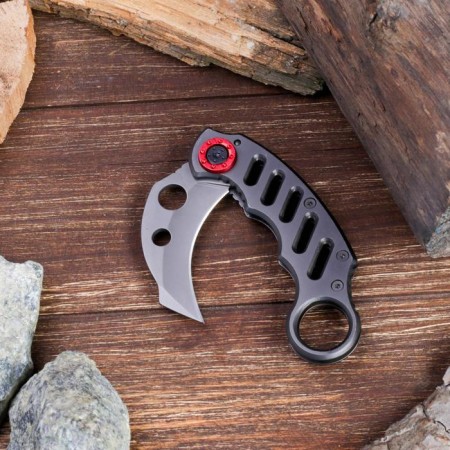Knierambite "Gladiator" 19cm, blade 70mm/1mm, with a ring-1