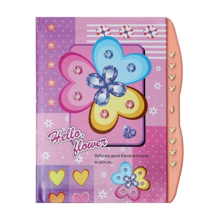 Notebook Gift Book on the castle, A6+, 48 sheets, line "Flowers", mix-2