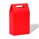 Box-pack with a pen, red, 27 x 16 x 9 cm