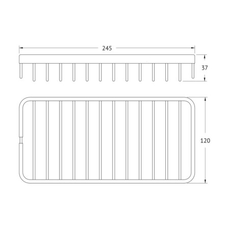 Shell-cutter 25 cm chrome artwelle-1