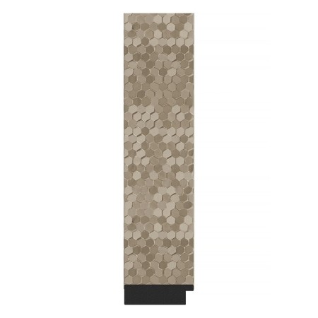 Mirror in the baguette frame, honeycomb titanium 70 mm, 67x67 cm-2