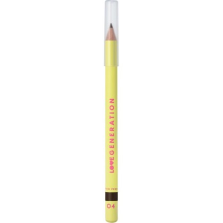 Love Generation eyebrow pencil, average stiffness, tone 04 dark brown, 1.3 g-1