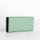 Women's wallet on magnet, green color