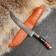 Knife Pchak Sharkhon - Ebonit, Erm, Garda, Uliye Melchior, 17 cm