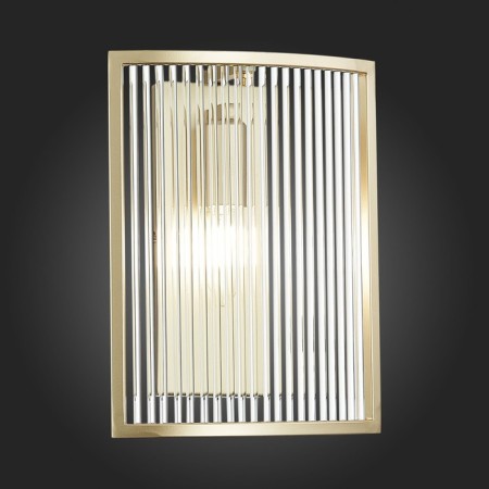Sconces st. SL1234.201.01. Cosenza. 1x60 W, E14, 20x26 cm, Shampan-2