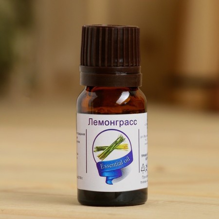 Lemongrass essential oil, a bottle-boiler, annotation, 10 ml-1