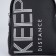 Youth bag over the shoulder Keep Distance, black color