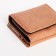 Women's wallet on the button, beige color