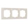 Frame for 3 posts WL03-FRAME-03, ivory color
